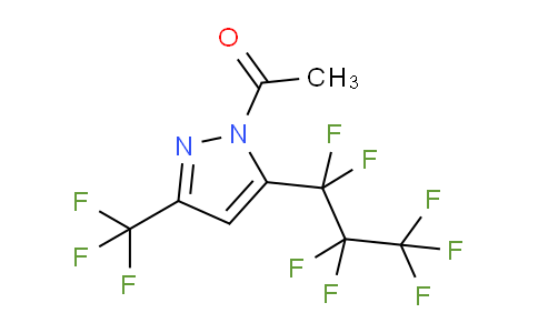 9HB815 | 229980-60-3 | 1-Acetyl-5(3)-heptafluoropropyl-3(5)-(trifluoromethyl)pyrazole