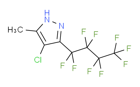 9XX615 | 247220-82-2 | 4-Chloro-5-methyl-3-(1,1,2,2,3,3,4,4,4-nonafluorobutyl)-1H-pyrazole