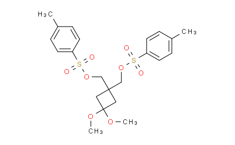 X0E315 | 1023815-74-8 | (3,3-Dimethoxy-1-{[(4-methylbenzenesulfonyl)oxy]methyl}cyclobutyl)methyl 4-methylbenzene-1-sulfonate