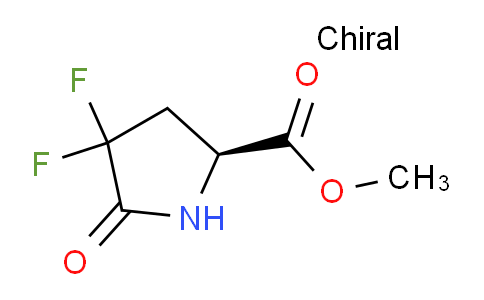 6Y4K25 | 333956-61-9 | L-Proline, 4,4-difluoro-5-oxo-, methyl ester (9CI)