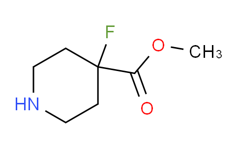 0CF125 | 862401-47-6 | 4-Piperidinecarboxylic acid, 4-fluoro-, Methyl ester