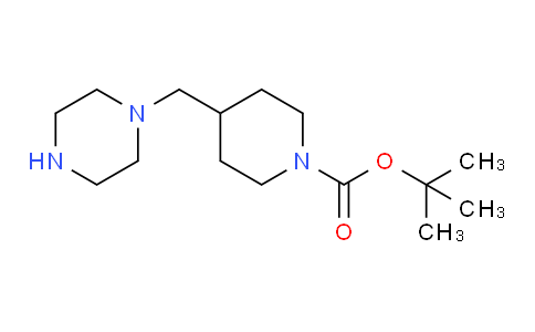 588C25 | 381722-48-1 | tert-butyl 4-((piperazin-1-yl)methyl)piperidine-1-carboxylate