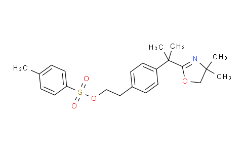 0JS925 | 202189-76-2 | 4-(2-(4,4-Dimethyl-4,5-dihydrooxazol-2-yl)propan-2-yl)phenethyl 4-methylbenzenesulfonate