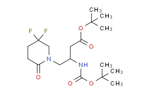 92TX25 | 911635-42-2 | 3-t-butoxycarbonylamino-4-(5,5-difluoro-2-oxo-piperidin-1-yl)butyric acid t-butyl ester