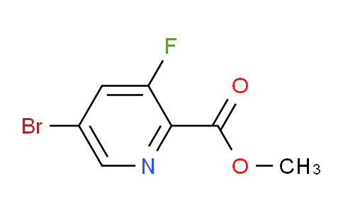 7Q8D25 | 1211538-72-5 | Methyl 5-broMo-3-fluoropyridine-2-carboxylate