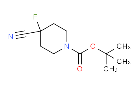 54K225 | 918431-93-3 | 1-Piperidinecarboxylic acid, 4-cyano-4-fluoro-, 1,1-dimethylethyl ester