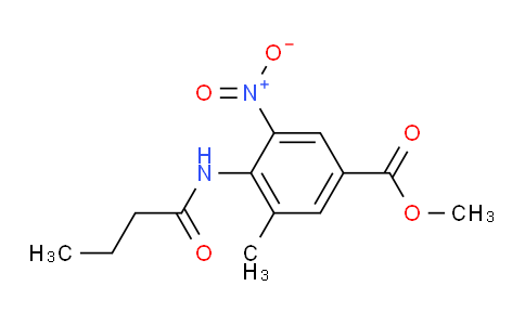 0X4K25 | 152628-01-8 | Methyl 4-(butyrylamino)-3-methyl-5-nitrobenzoate