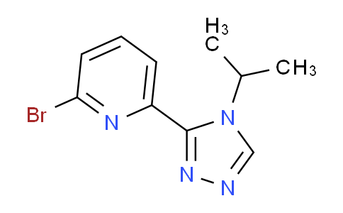 91GE25 | 2093329-79-2 | Pyridine, 2-bromo-6-[4-(1-methylethyl)-4H-1,2,4-triazol-3-yl]-