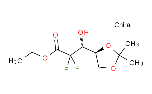 21Z125 | 95058-92-7 | Ethyl (3R,S)-2,2-difluoro-3-hydroxy-3-(2,2-dimethyldioxolan-4-yl)propionate