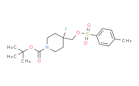 998E25 | 918431-90-0 | tert-butyl 4-fluoro-4-((tosyloxy)Methyl)piperidine-1-carboxylate