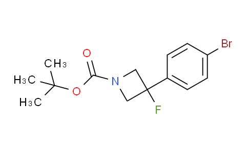 64KL25 | 1357614-51-7 | 1-Boc-3-(4-bromophenyl)-3-fluoroazetidine