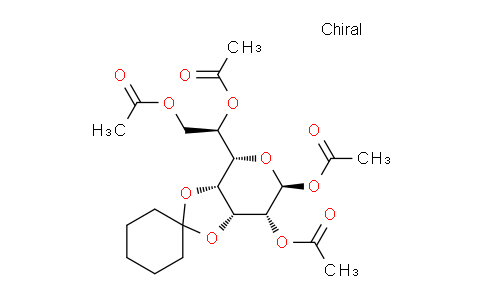X60A15 | 871360-10-0 | D-glycero-|A-L-talo-Heptopyranose, 3,4-O-cyclohexylidene-, 1,2,6,7-tetraacetate