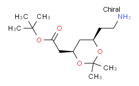 99GT25 | 125995-13-3 | (4R,6R)-tert-Butyl-6-(2-aminoethyl)-2,2-dimethyl-1,3-dioxane-4-acetate