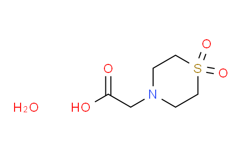 7R9825 | 155480-08-3 | (1,1-DIOXOTHIOMORPHOLINO)ACETIC ACID MONOHYDRATE