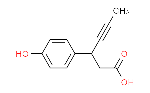 54S725 | 865233-34-7 | 3-(4-Hydroxyphenyl)-4-hexynoic acid
