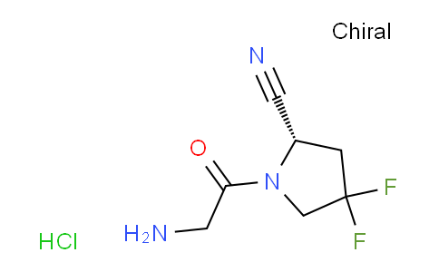 9DA525 | 1448440-51-4 | (S)-1-(2-aminoacetyl)-4,4-difluoropyrrolidine-2-carbonitrile hydrochloride