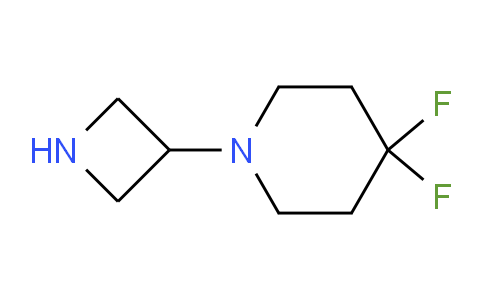 6U6025 | 1257293-83-6 | Piperidine, 1-(3-azetidinyl)-4,4-difluoro-