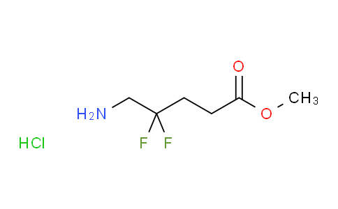 252J25 | 911634-74-7 | Methyl 5-amino-4,4-difluoropentanoate HCl