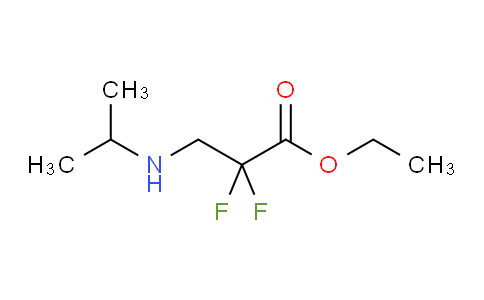 4D7Z25 | 1137870-01-9 | ethyl 2,2-difluoro-3-(isopropylamino)propanoate
