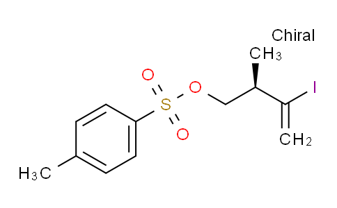 4Y8J25 | 1442105-08-9 | 3-Buten-1-ol, 3-iodo-2-methyl-, 1-(4-methylbenzenesulfonate), (2R)-