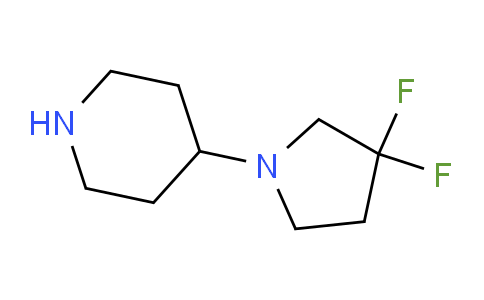 8B2A25 | 1061682-67-4 | 4-(3,3-Difluoropyrrolidin-1-yl)piperidine