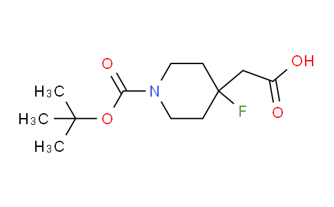 9KM925 | 1211586-79-6 | 2-(1-(tert-butoxycarbonyl)-4-fluoropiperidin-4-yl)acetic acid