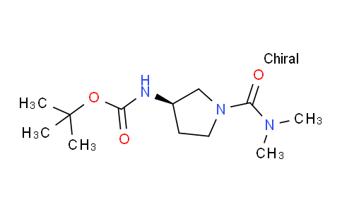 73PZ25 | 2097804-92-5 | (R)-3-(Boc-amino)-N,N-dimethylpyrrolidine-1-carboxamide