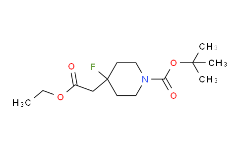 82T825 | 1235842-48-4 | 4-Piperidineacetic acid, 1-[(1,1-diMethylethoxy)carbonyl]-4-fluoro-, ethyl ester