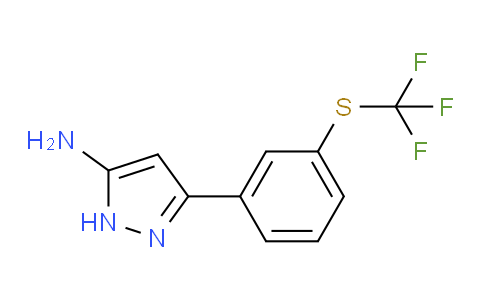 Y09B19 | 1912400-29-3 | 3-(3-(Trifluoromethylthio)phenyl)-1H-pyrazol-5-amine