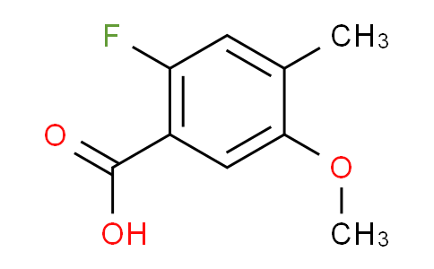 Z0P419 | 870221-15-1 | 2-Fluoro-5-methoxy-4-methylbenzoic acid
