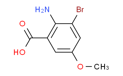 125C19 | 887577-86-8 | 2-Amino-3-bromo-5-methoxybenzoic acid