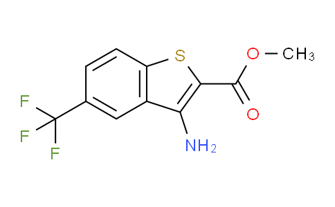 V27E19 | 1609256-10-1 | Methyl 3-amino-5-(trifluoromethyl)-1-benzothiophene-2-carboxylate