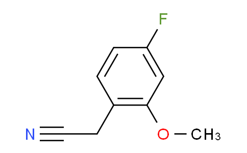 N4A819 | 886498-56-2 | (4-fluoro-2-methoxyphenyl)acetonitrile