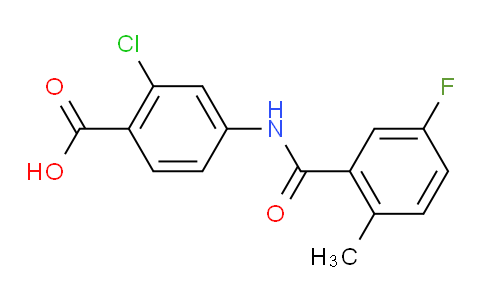 A5T819 | 168080-49-7 | 2-chloro-4-[(5-fluoro-2-methyl-benzoyl)amino]benzoic acid