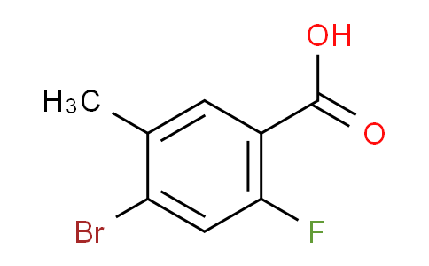 58G519 | 415965-24-1 | 4-bromo-2-fluoro-5-methyl-benzoic acid