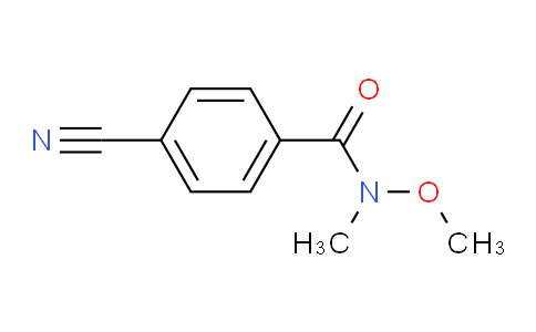 W9K519 | 116332-64-0 | 4-Cyano-N-Methoxy-N-Methylbenzamide