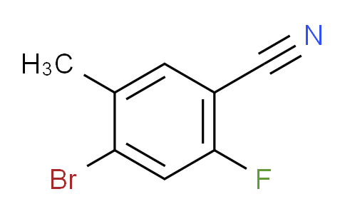 NF7719 | 916792-13-7 | 4-bromo-2-fluoro-5-methyl-benzonitrile