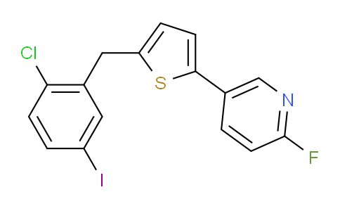 KG5619 | 1131770-46-1 | 5-[5-[(2-Chloro-5-iodophenyl)methyl]-2-thienyl]-2-fluoropyridine
