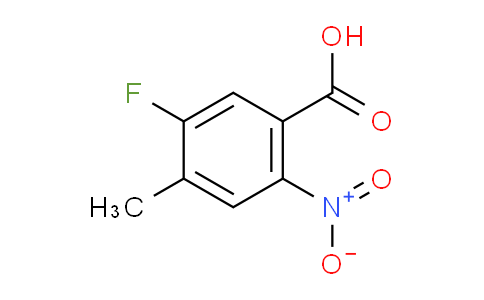 UN0619 | 103877-78-7 | 5-fluoro-4-methyl-2-nitrobenzoic acid
