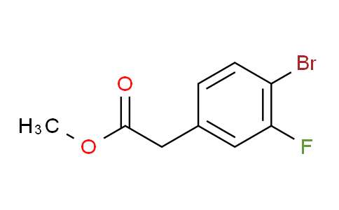 7V6019 | 942282-41-9 | Methyl 2-(4-bromo-3-fluorophenyl)acetate